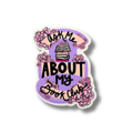 Ask Me About My Book Club Sticker