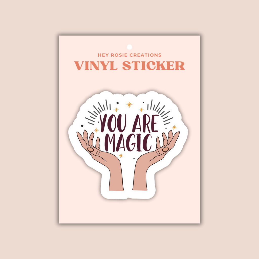 You Are Magic Sticker: Mocha Skin Tone